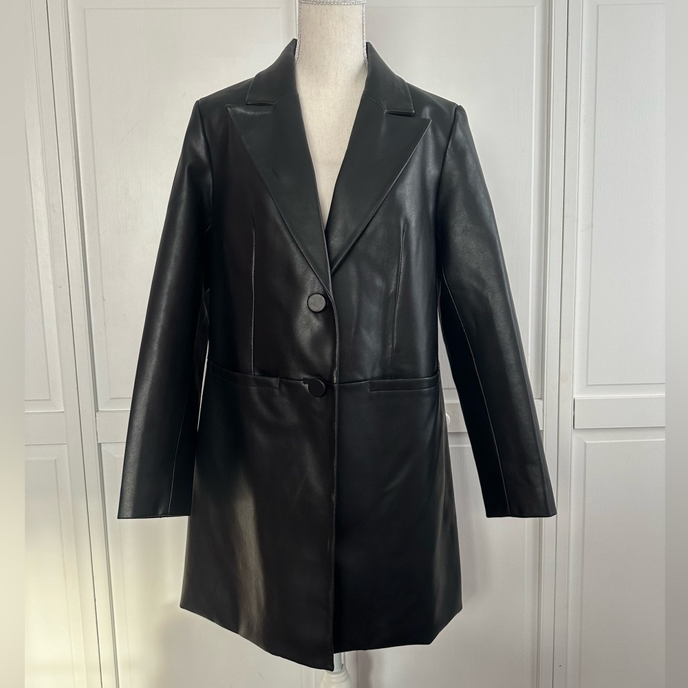 Vegan leather jacket